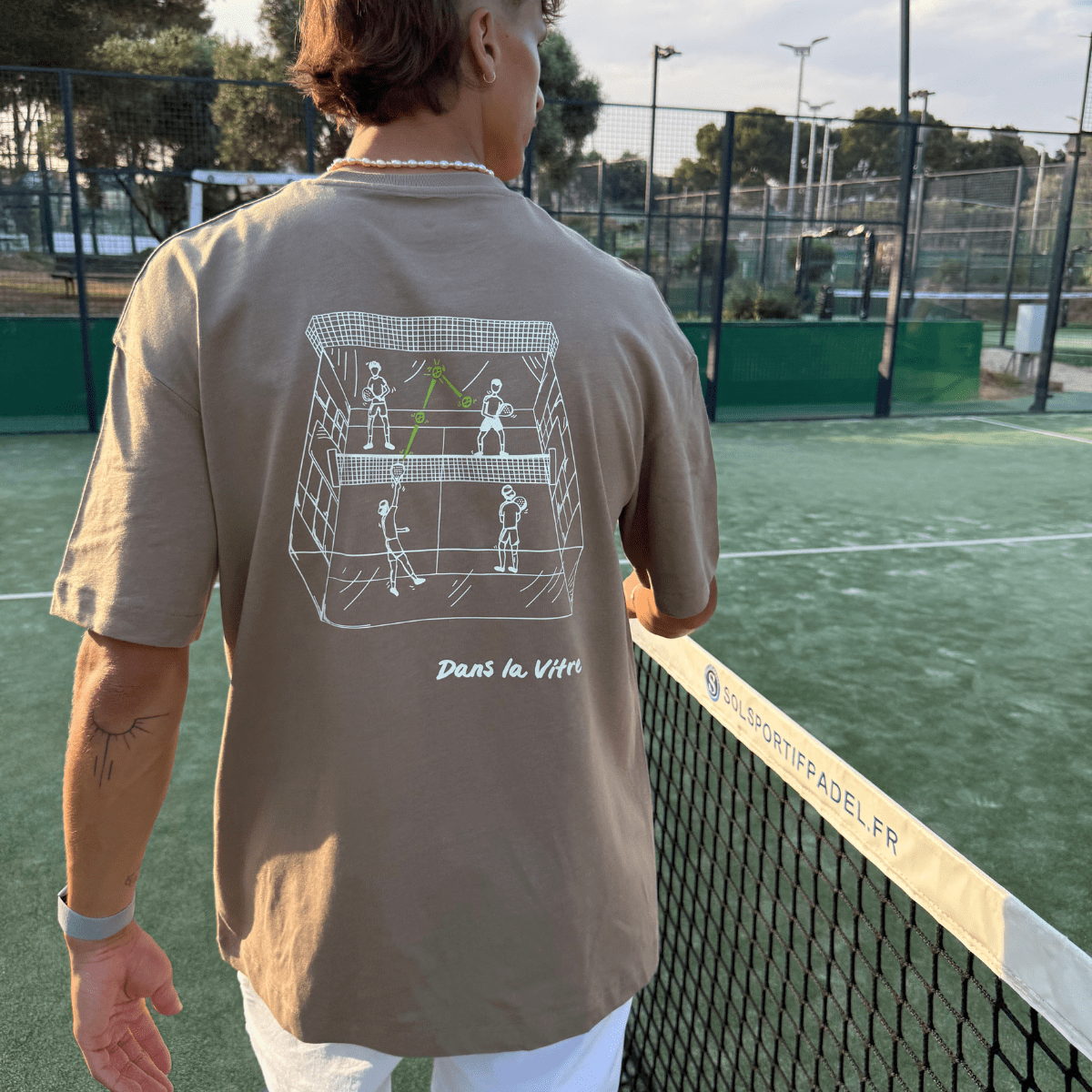 T-shirt "Dans la vitre"