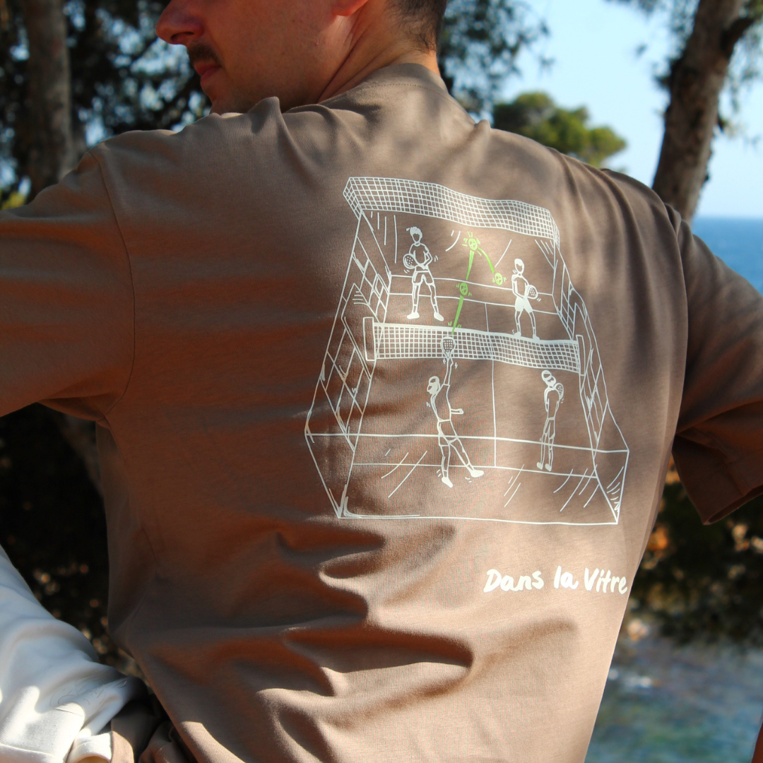 T-shirt "Dans la vitre"