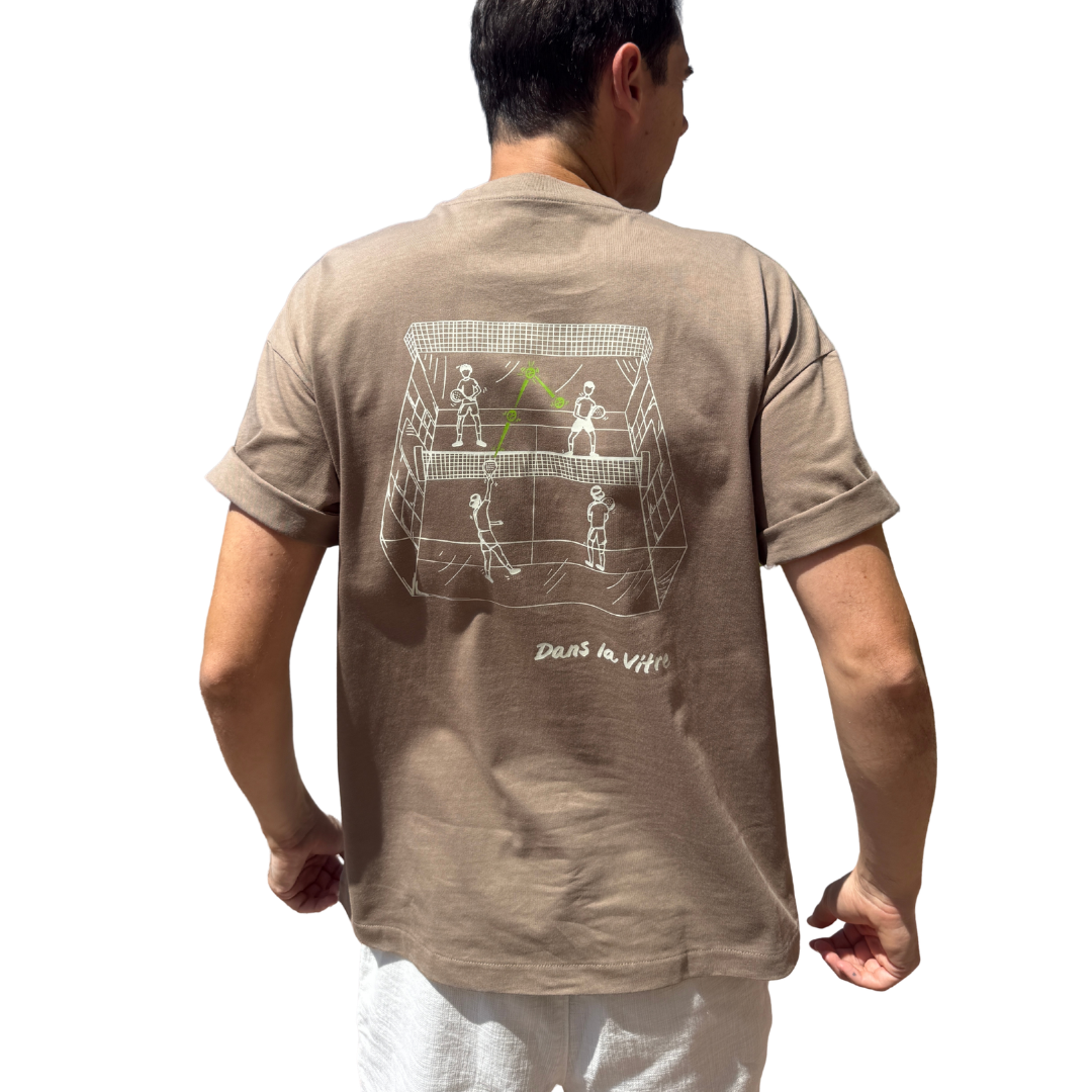 T-shirt "Dans la vitre"